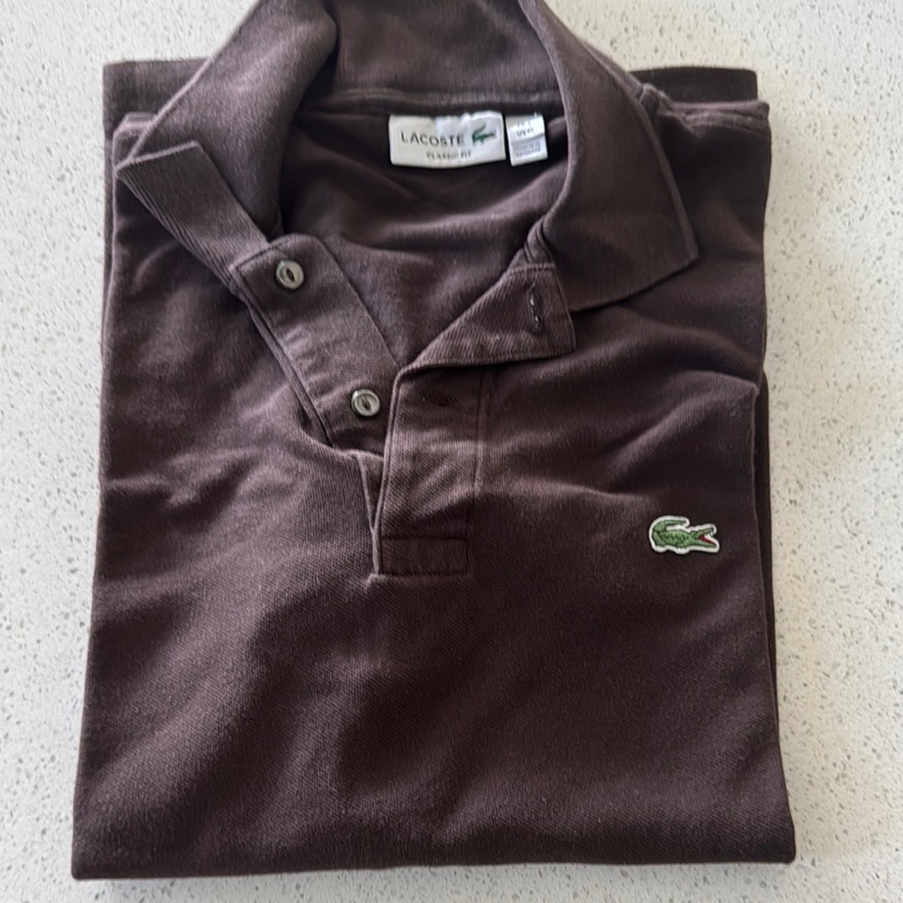 Lacoste Brown Polo Shirt